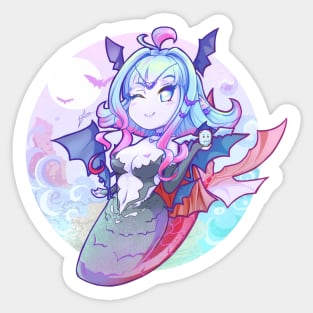 Mermay mermaid vampire version Sticker